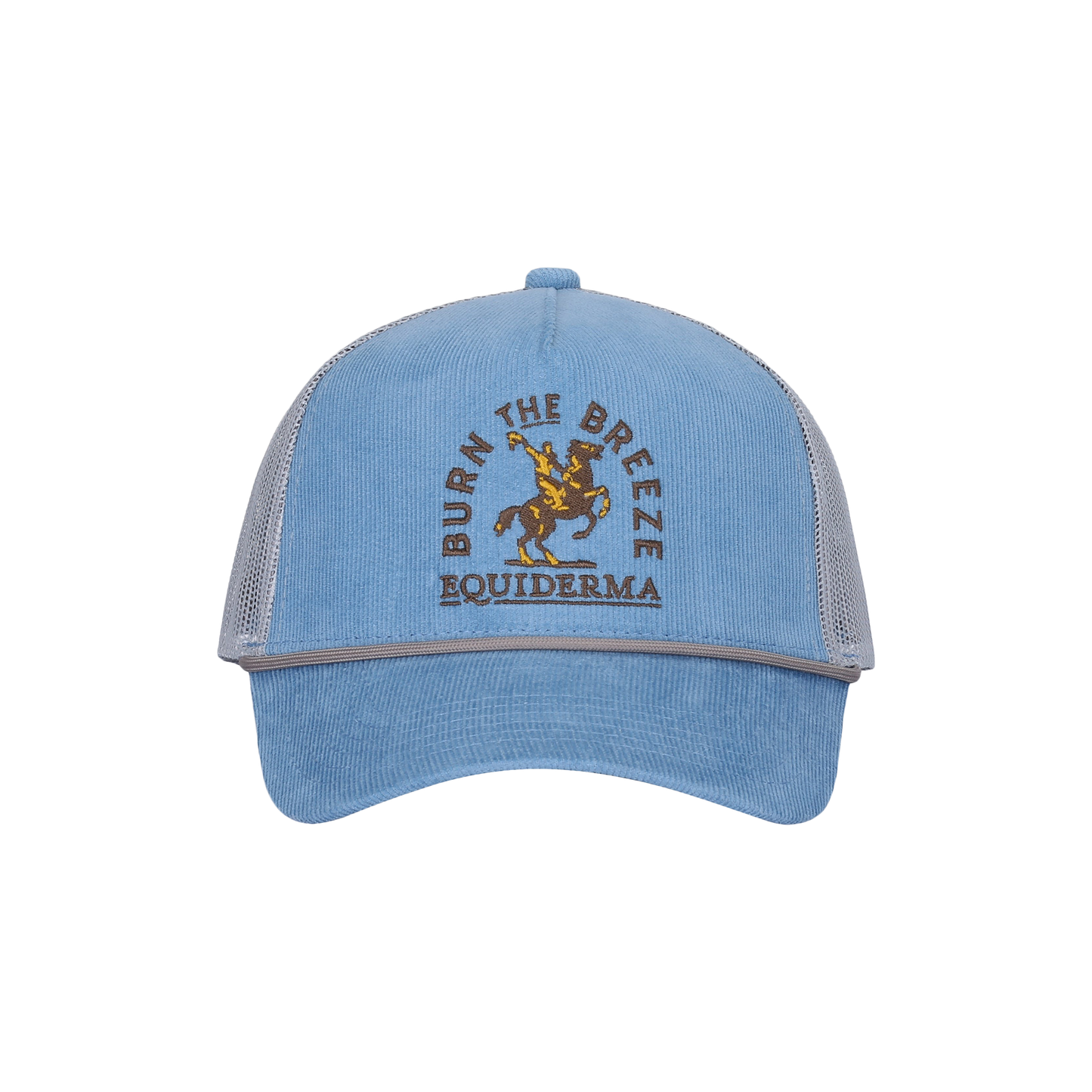 Burn the Breeze Blue Corduroy Baseball Cap