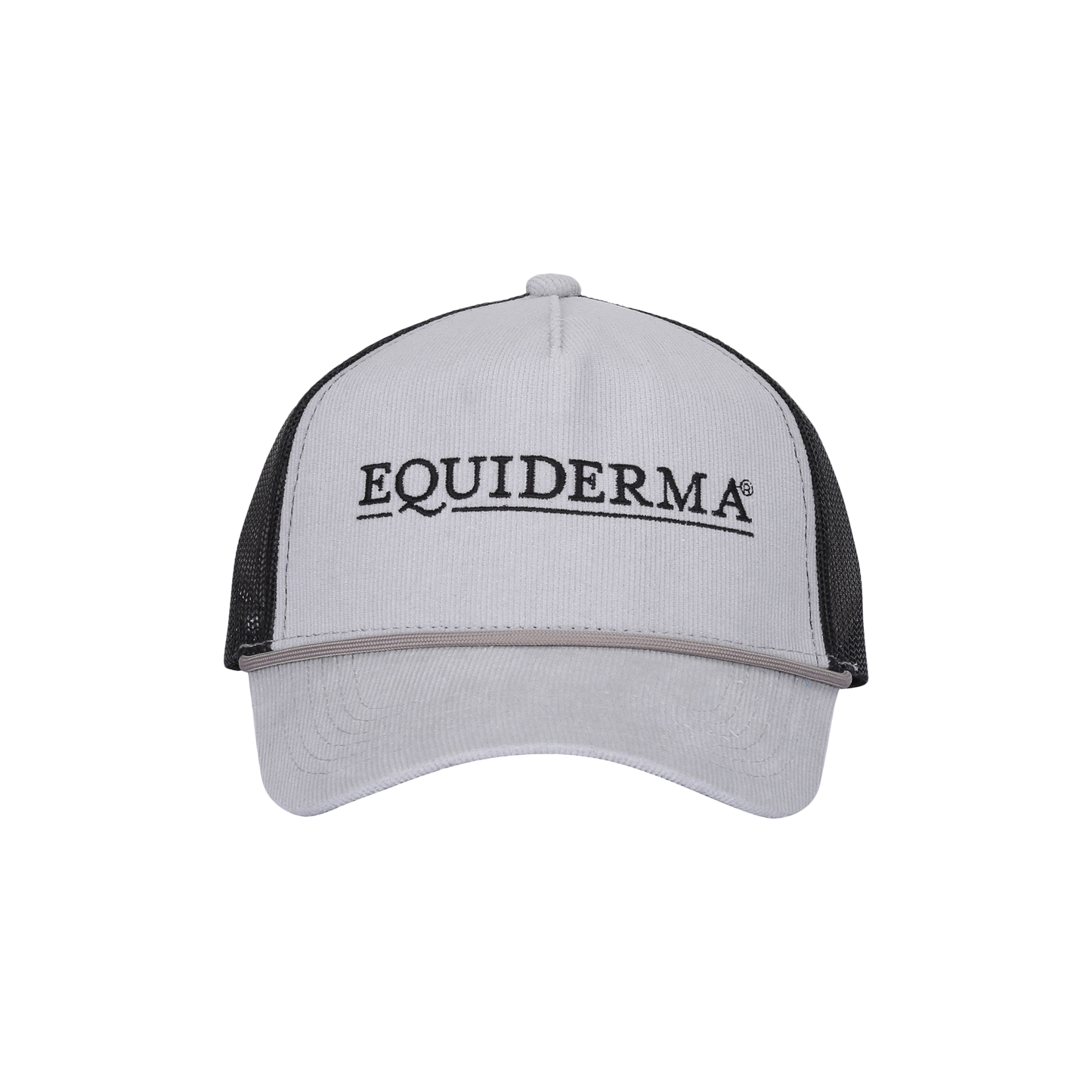 Equiderma Gray Corduroy Baseball Cap