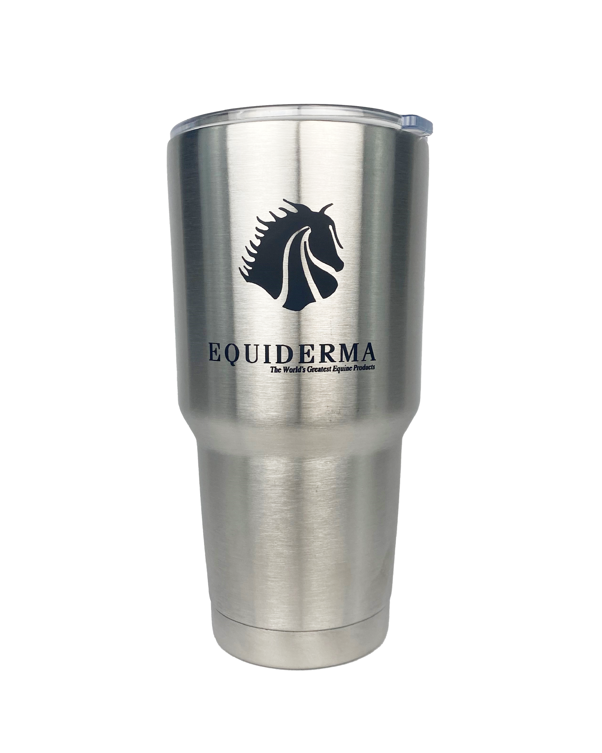 Equiderma branded tumbler